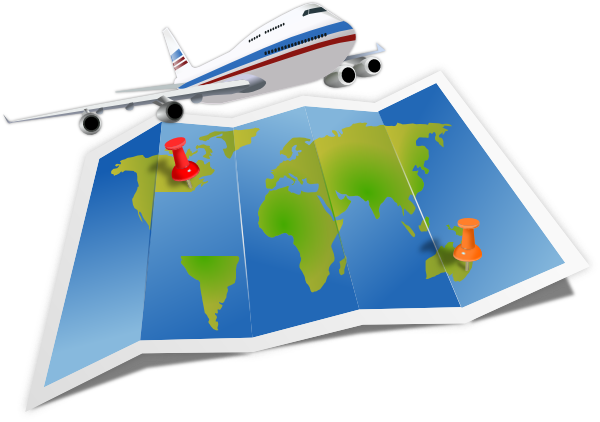 airplane travel clipart - photo #2