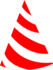 Red And White Party Hat Clip Art