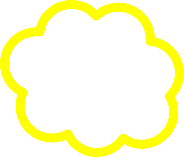 yellow cloud clipart - photo #9