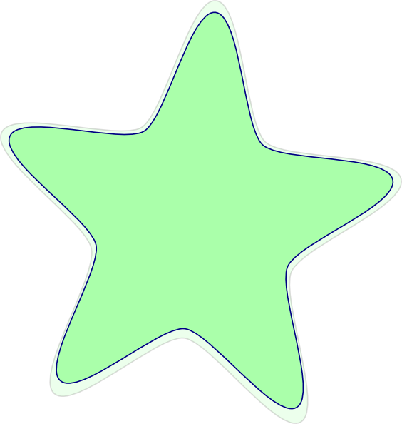 clipart green star - photo #15