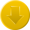 Golden Download Button Clip Art