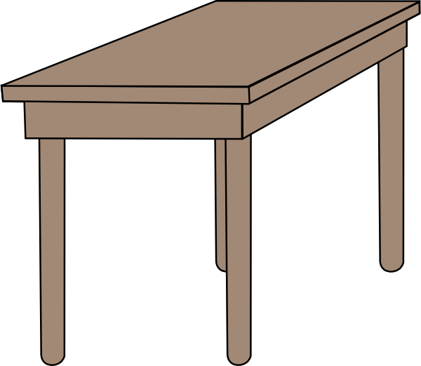 clipart table - photo #7
