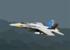 Vfa-82 In Flight Over Arabian Gulf. Clip Art
