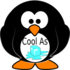 Cool As Ice Penquin Clip Art