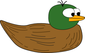 Duck Without Legs Clip Art