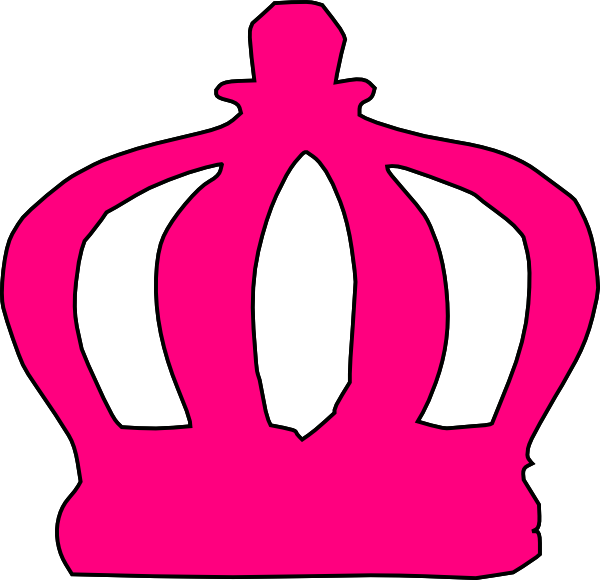 clip art pink crown - photo #35
