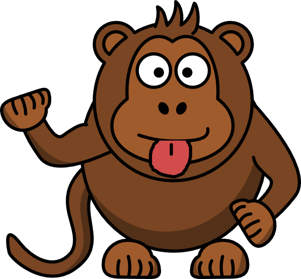 clip art cheeky monkey - photo #1