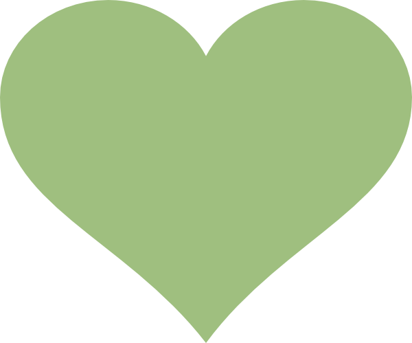 clipart green heart - photo #50