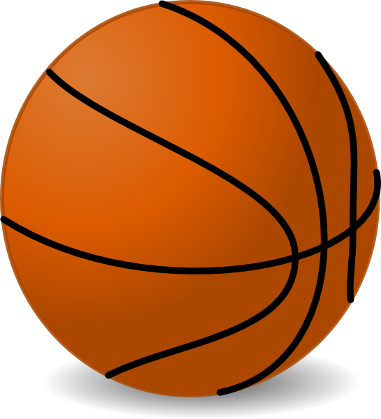 clipart of a basketball - photo #17