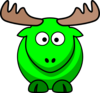 Moose Green Kids Clip Art