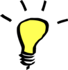 Lightbulb Icon Clip Art