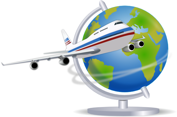 free clipart airplane travel - photo #2