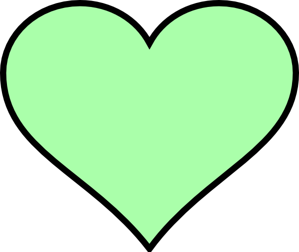 clipart green heart - photo #38