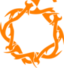 Orange Thorns Clip Art