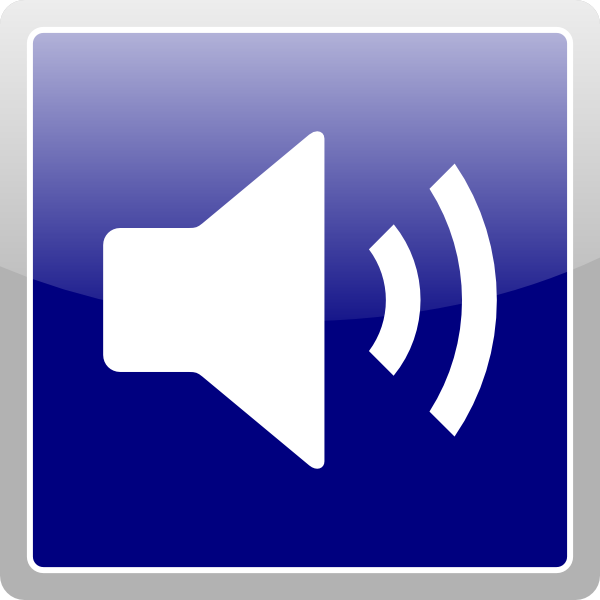 clipart speaker icon - photo #17