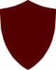 Maroon Shield 2 Clip Art