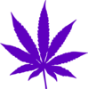 Purple Leaf Dude Clip Art