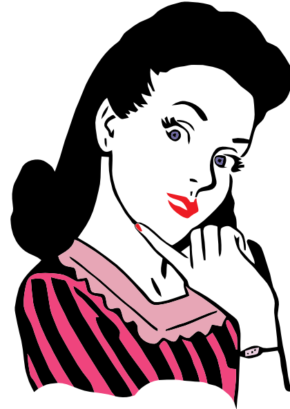 vintage housewife clipart - photo #1