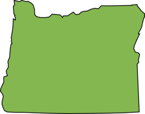 Oregon State Outline Map In Svg Format Clip Art At Clker Com Vector Clip Art Online Royalty Free Public Domain