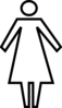 Generic Woman Symbol Clip Art