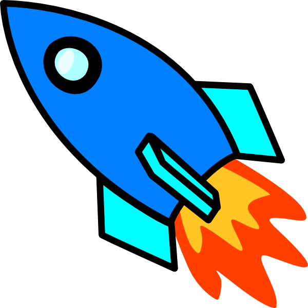 free cartoon rocket ship clip art - photo #5