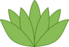 Green Lotus Clip Art