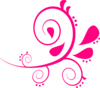 Pink Swirl Clip Art