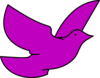 Purple Dove Clip Art