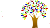 Colourful Tree Clip Art