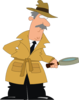 Male Detective Clip Art