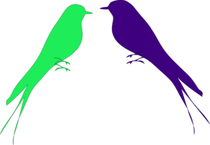 Birds On A Branch Clip Art