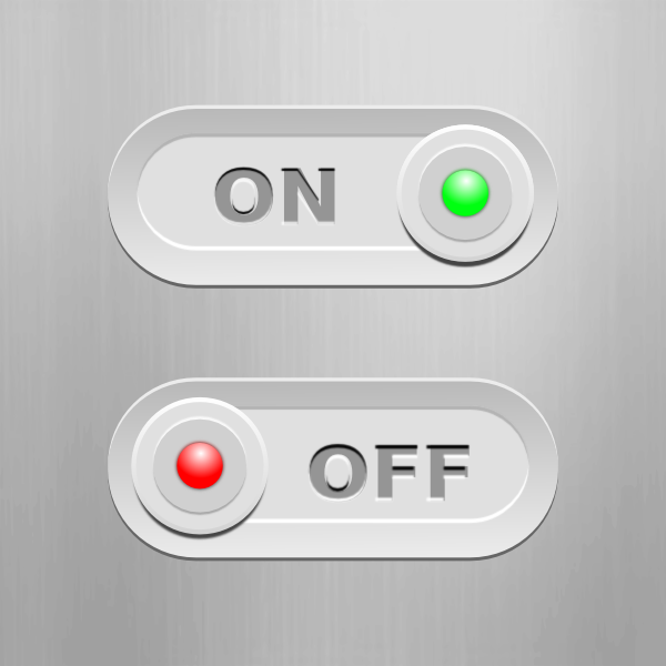 On Off Switches Clip Art at Clker.com - vector clip art online, royalty