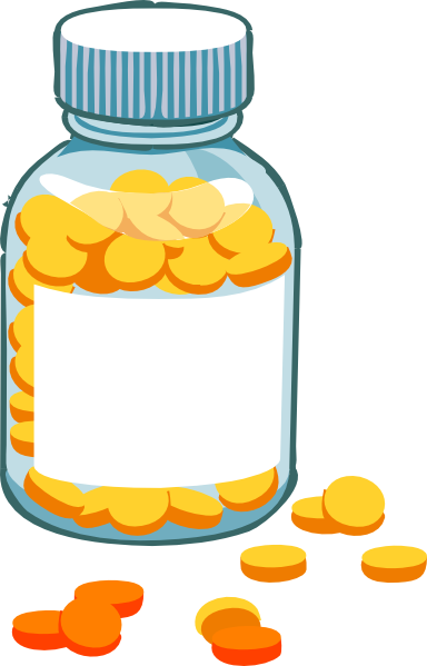 Blank Pill Bottle Clip Art at Clker.com - vector clip art online