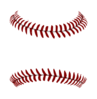 Red Baseball 1 Clip Art