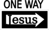 One Way Jesus Clip Art