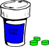Acne Pills Clip Art
