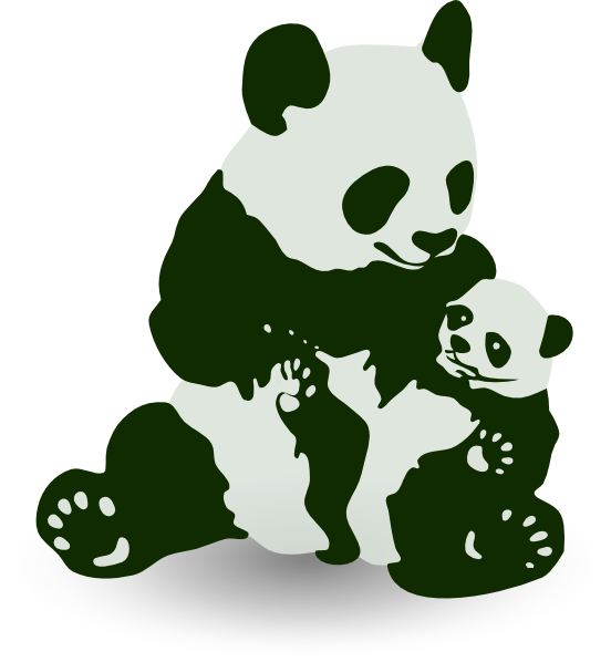 clipart of panda - photo #47