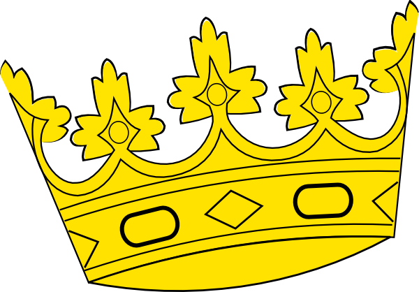 yellow crown clipart - photo #48