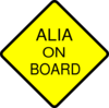 Alia On Board  Clip Art
