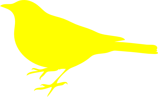 yellow bird clipart - photo #5