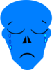 Blue Sad Clip Art