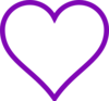 Heart Purple Clip Art