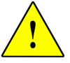 1 Significant Risk Solid Yellow Clip Art