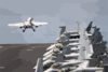 An F/a-18c Hornet Launches From One Of Four Steam-powered Catapults On The Flight Deck Aboard Uss Abraham Lincoln (cvn 72). Clip Art