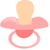 Pink Pacifier Clip Art