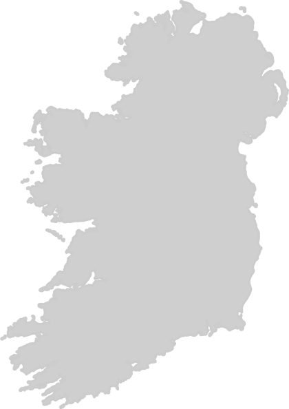 Grey Filled Map Of Ireland Clip Art at Clker.com - vector clip art