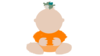 Baby Orange Cute Clip Art