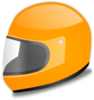 Yellow Racing Helmet Clip Art