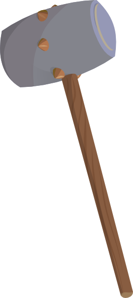 Mallet Clip Art at Clker.com - vector clip art online, royalty free