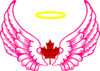 Canadian Wing Angel Halo 2 Clip Art